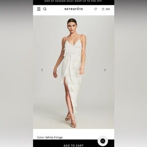 Retrofete Fringe Rebecca Dress